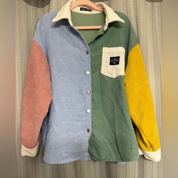 SHEIN Multi-Colored Ribbed Top - Picture 1 of 5